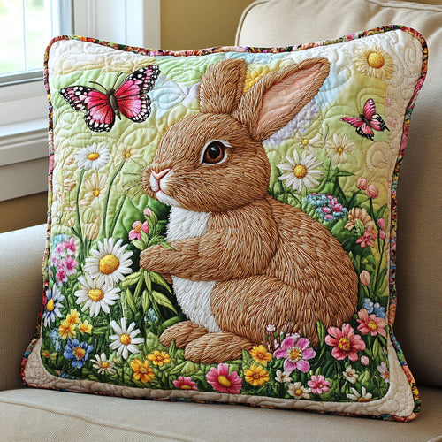 Rabbit Flower WT0703042CL Quilt Pillow Case