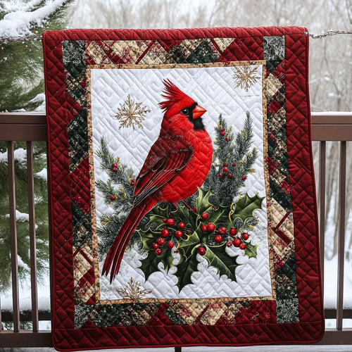 Cardinal Bird Christmas WT3009009CL Quilt