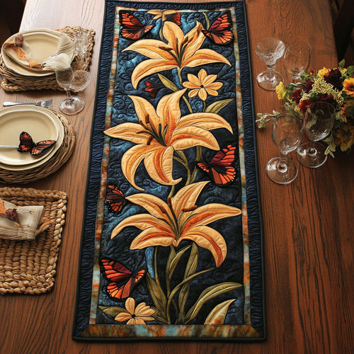 Butterfly Whispers CP1306018CL Quilted Table Runner