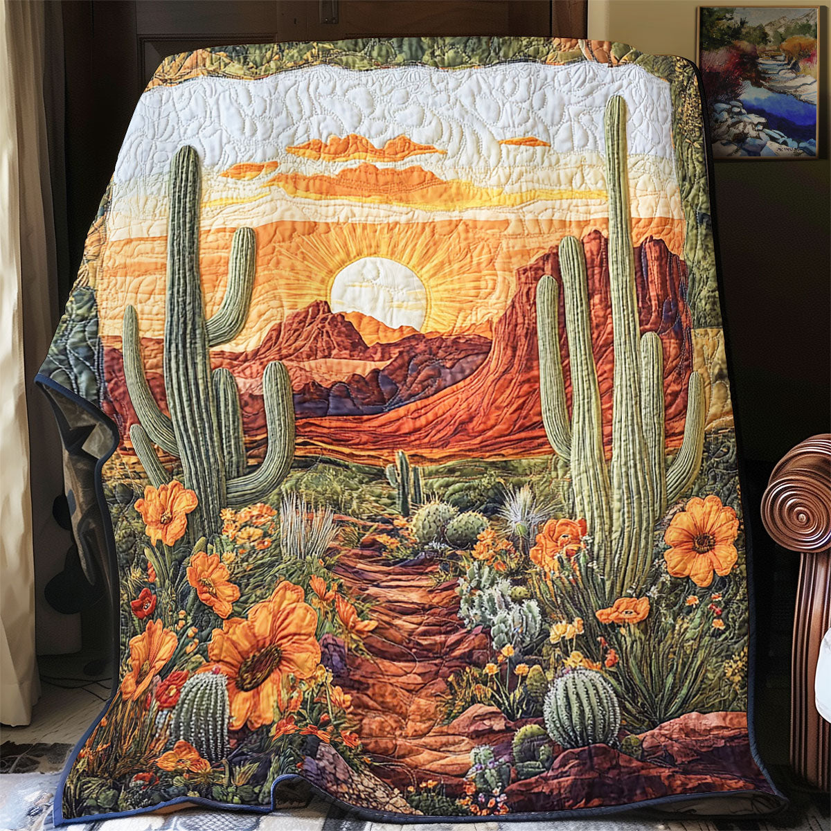 Sunset Cactus CW1407044CL Quilt
