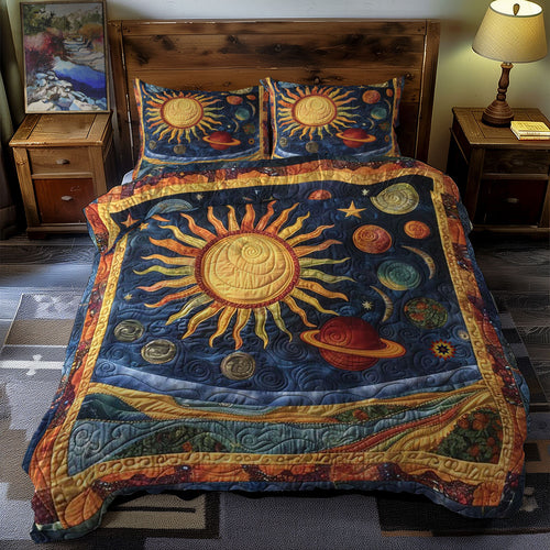 Galactic Sun And Moon Throw WN0710083CL Duvet Cover Set