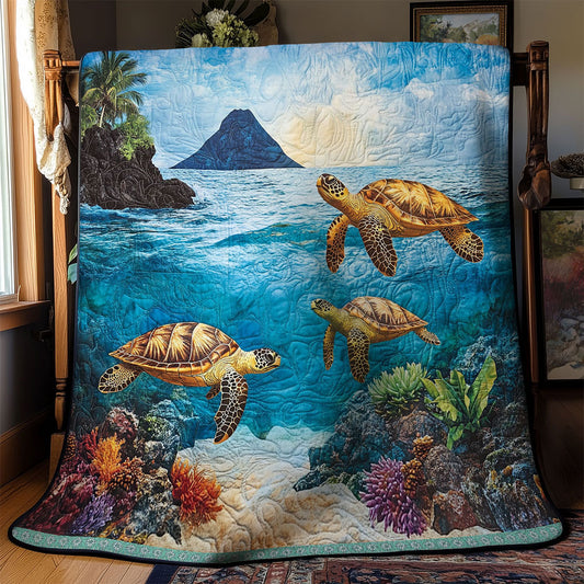 Sea Turtle Island WT1302006CL Quilt