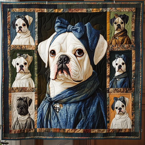 Bulldog Charm WN2509084CL Quilt
