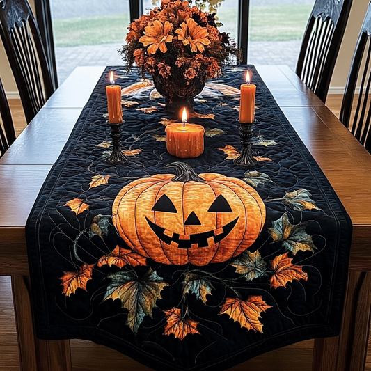 Halloween Night XR1209011CL Quilted Table Runner