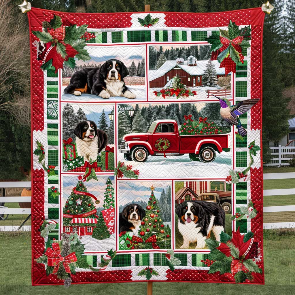Bernese Mountain Ride WN1410011CL Quilt