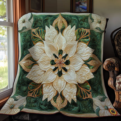 White Flower Bloom WY1012055CL Quilt