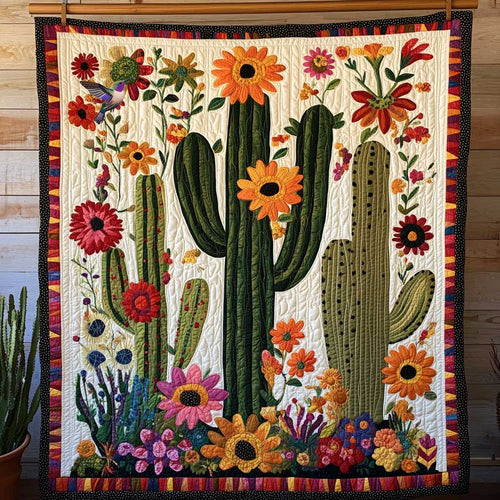 Cactus Garden WP1511012CL Quilt