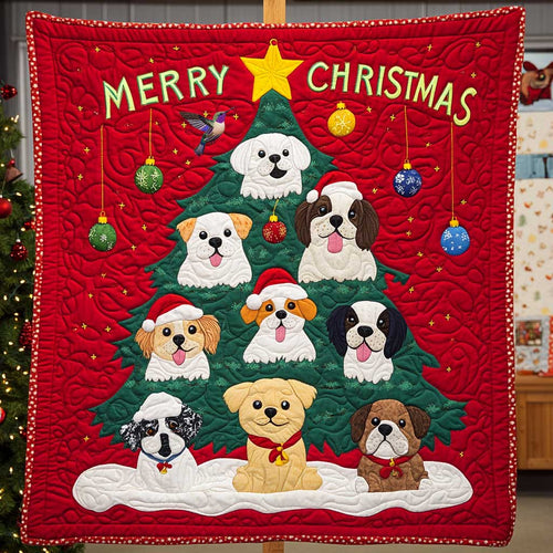 Dog's Tree Lights WN0910037CL Quilt