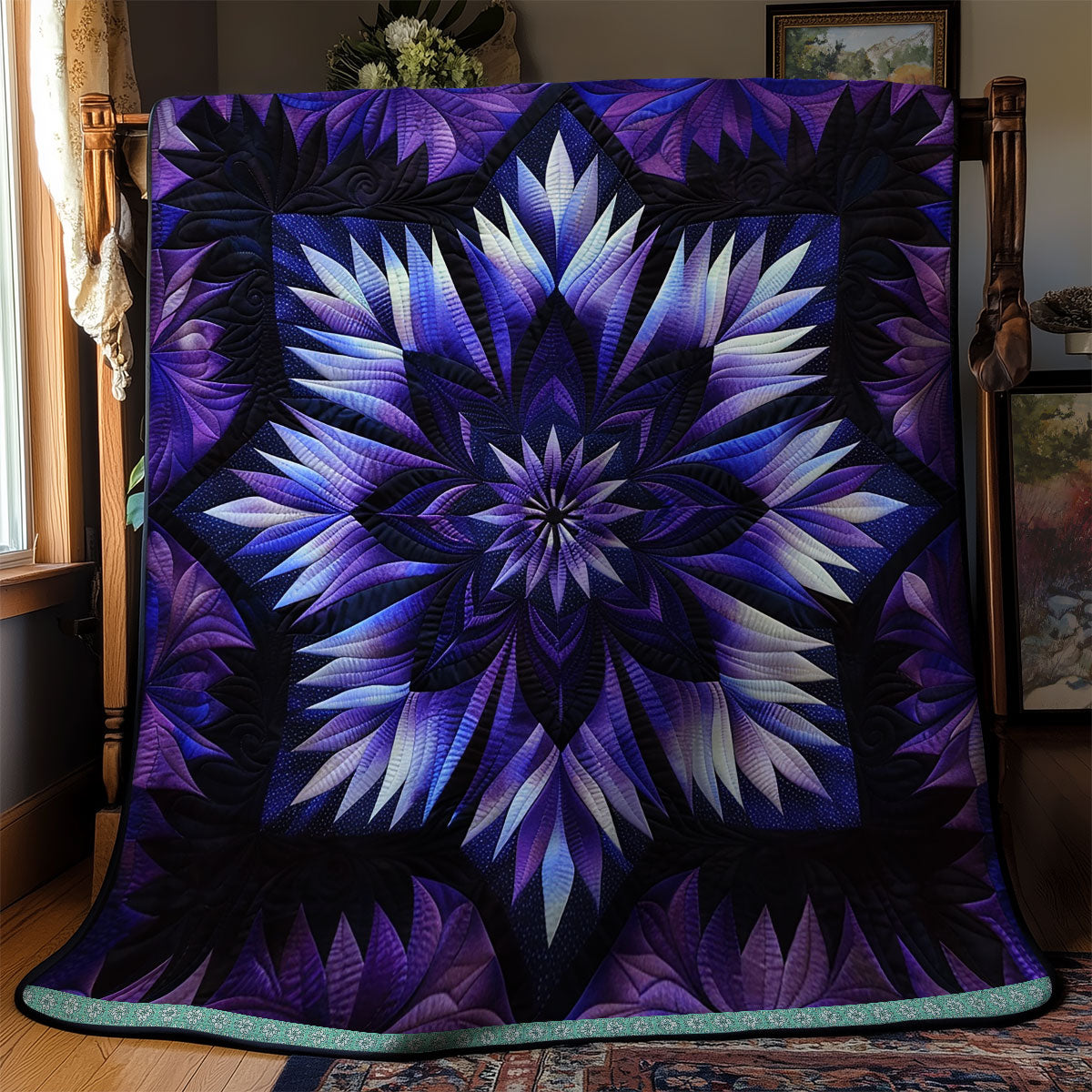 Mystic Purple Bloom WN1309013CL Quilt