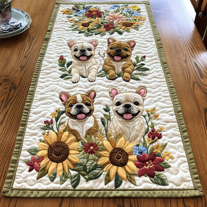 Bull Friend CP2605024CL Quilted Table Runner