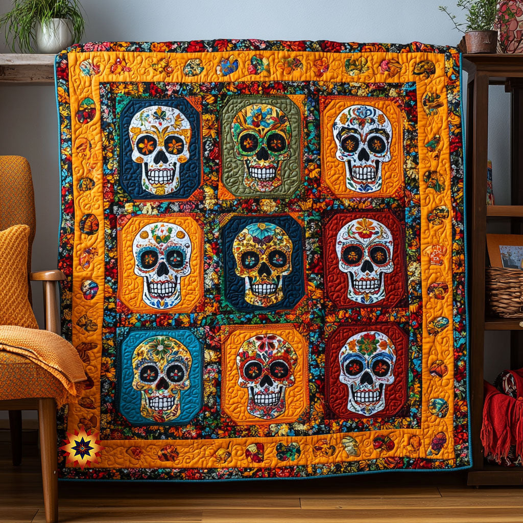 Skull Color WX0811029CL Quilt