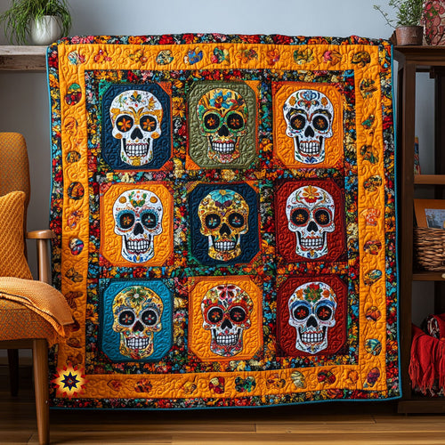 Skull Color WX0811029CL Quilt