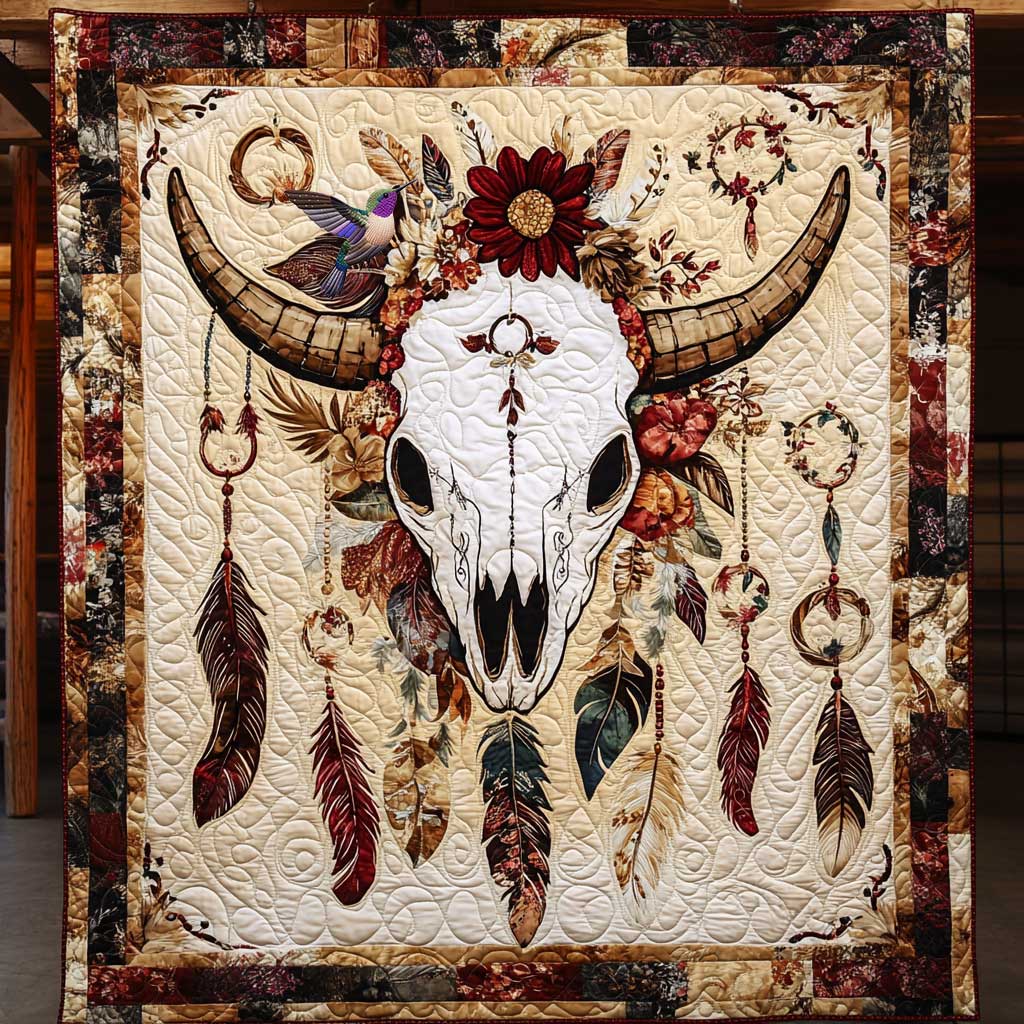 Cow Skull Dreams WN0412079CL Quilt