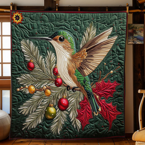 Christmas Hummingbird WY2911009CL Quilt