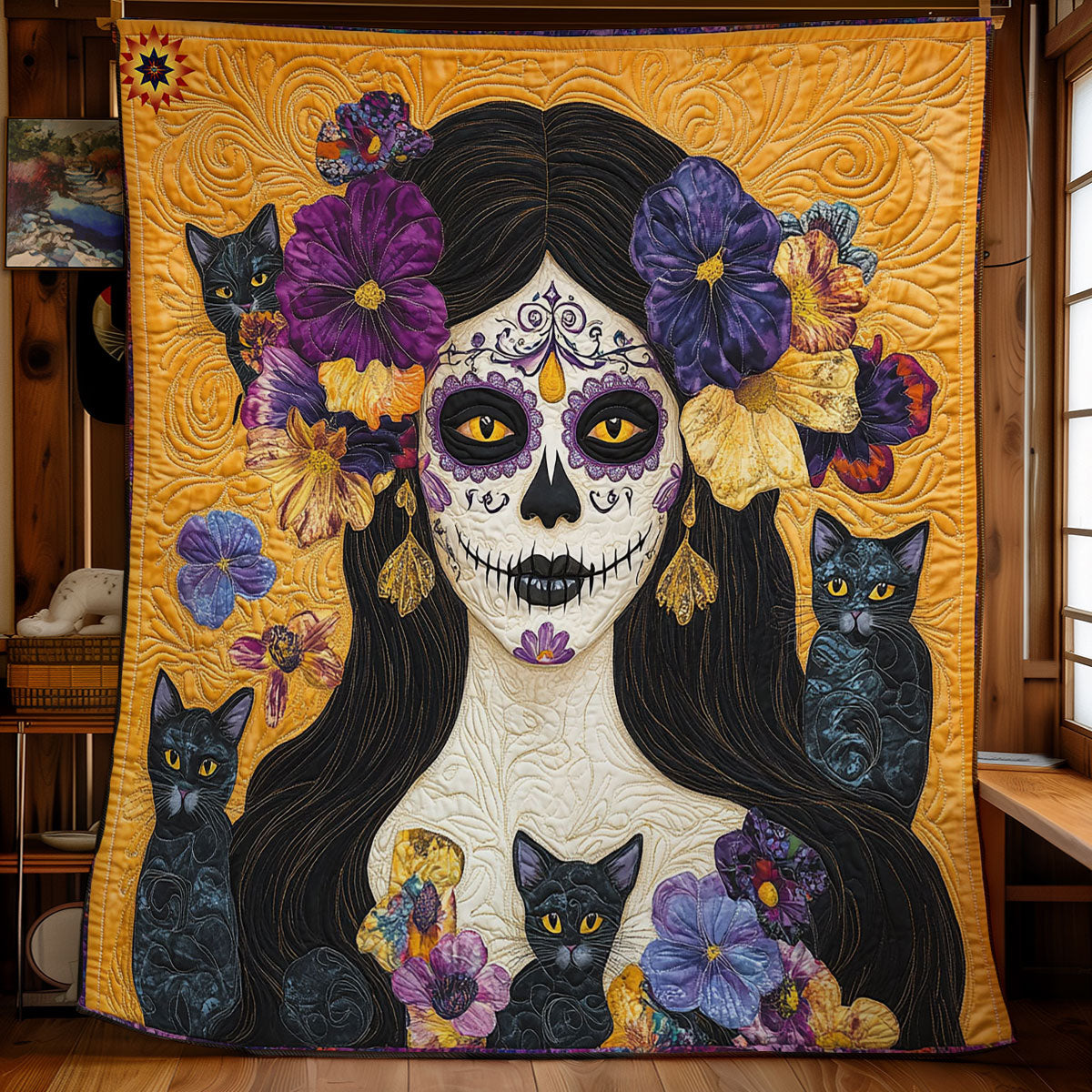 Mexican Festival Women WY2312040CL Quilt