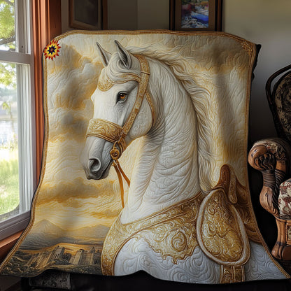 Horse Abstract WY1811037CL Quilt