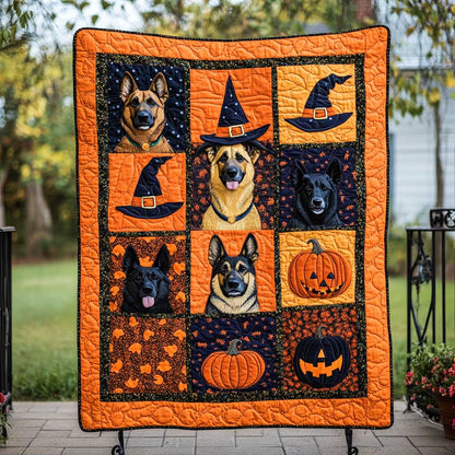 Halloween German Shepherd WP1909015CL Quilt