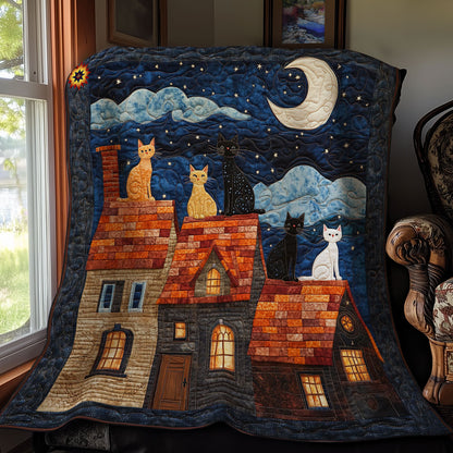 Night Of Cat WY2211029CL Quilt