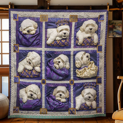 Bichon Frise Plush WN1209012CL Quilt