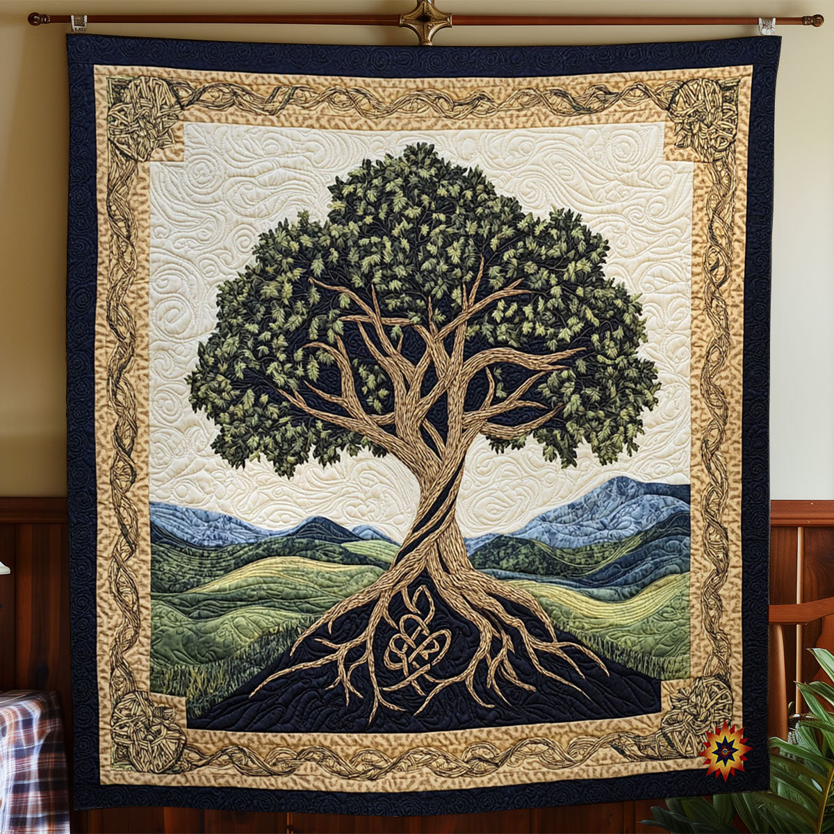 Tree Of Life WY1812020CL Quilt