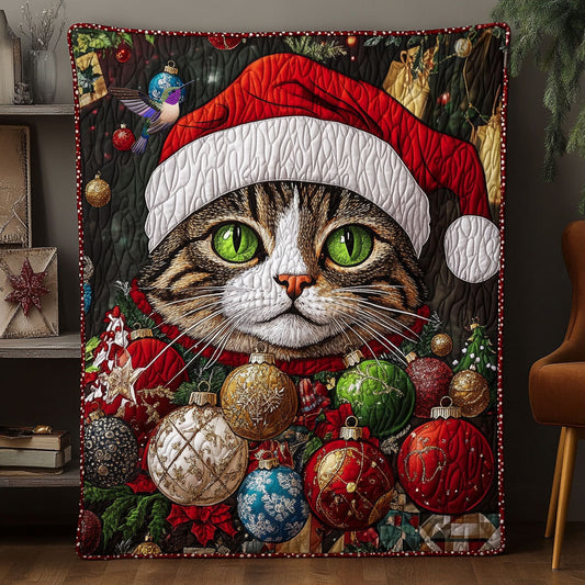 Cute Cat Christmas WX2910007CL Quilt