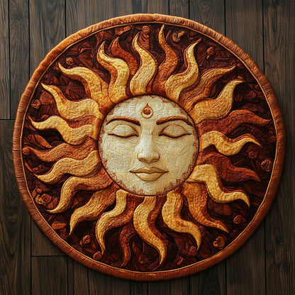 Sleeping Warm CP0505016CL Quilted Round Mat