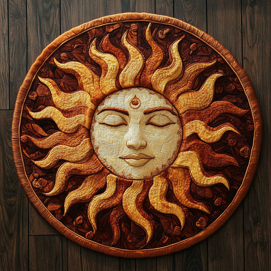 Sleeping Warm CP0505016CL Quilted Round Mat