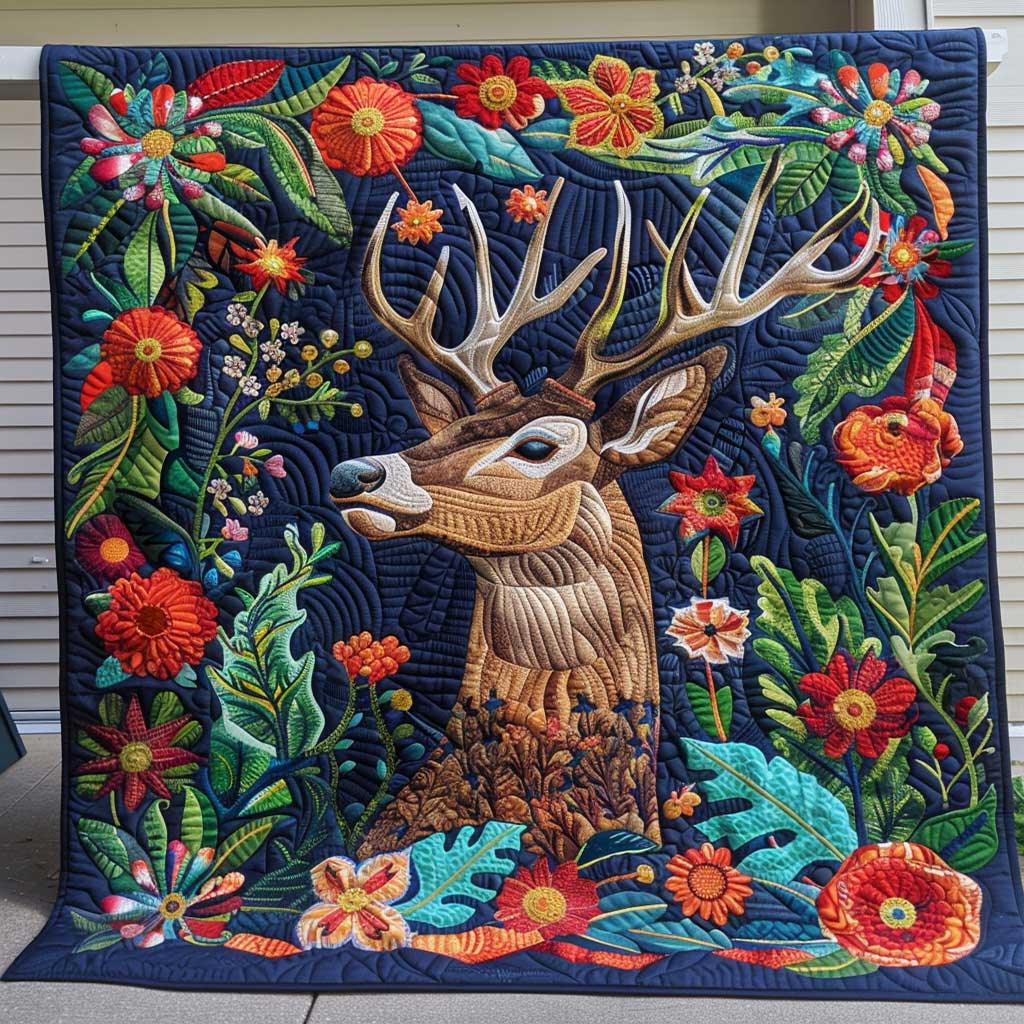 Forest Deer WJ1209013CL Quilt