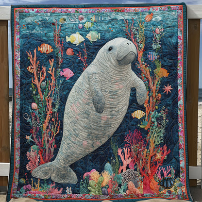 Sea Manatte WY1411001CL Quilt