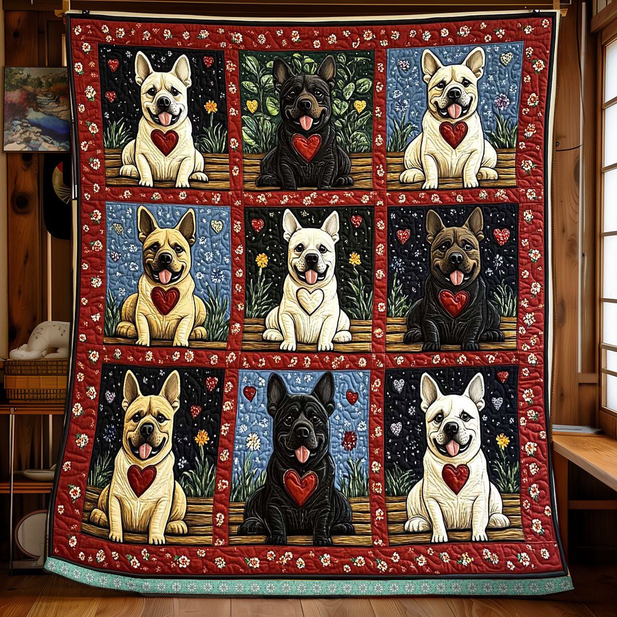 Sincere Bulldog WP1309001CL Quilt