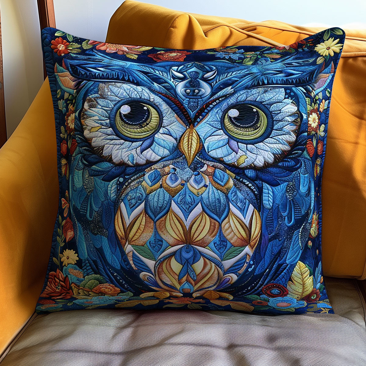 Enchanting Owl WJ1209039CL Quilt Pillow Case