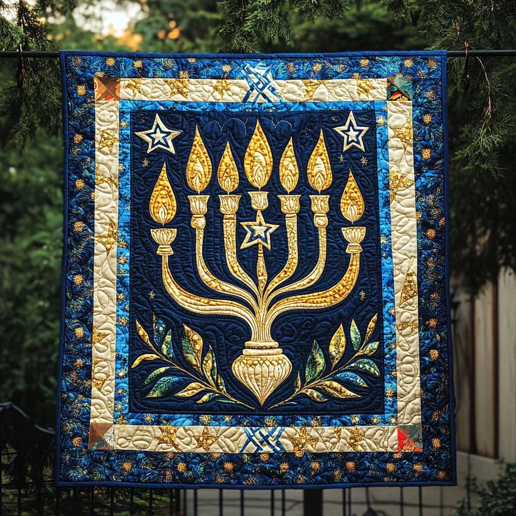 Hanukkah Candlelit Moments WN0910050CL Quilt
