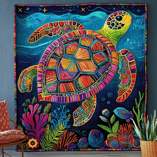 Turtle Sea WX0811038CL Quilt