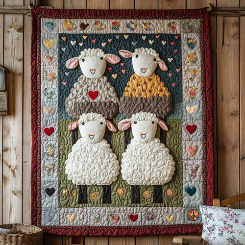 Vintage Sheep WJ0310025CL Quilt