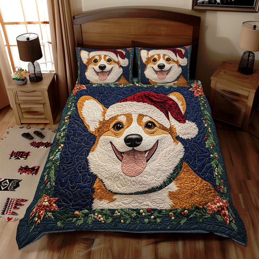 Corgi Christmas WX2511062CL Duvet Cover Set