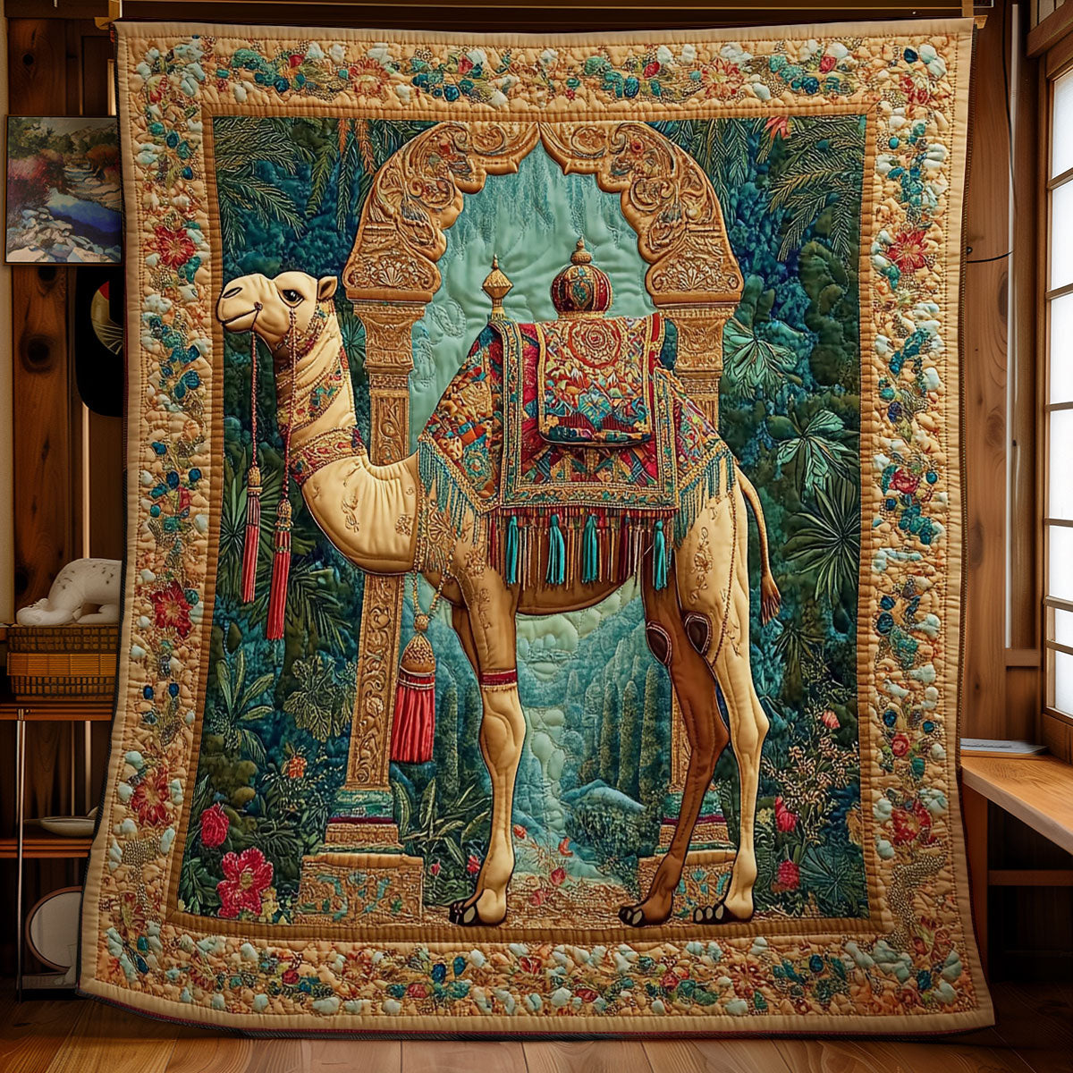 Camel Portrait WY0202009CL Quilt