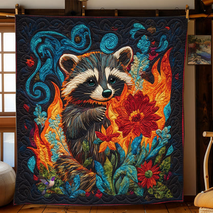 Mystic Raccoon WY2312046CL Quilt
