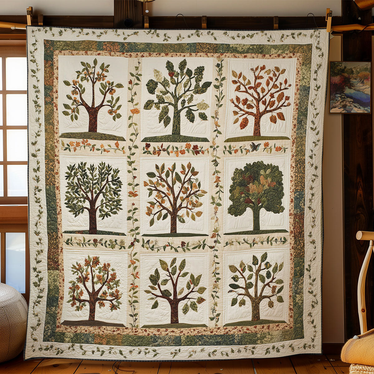 Tree Collection WY1302056CL Quilt