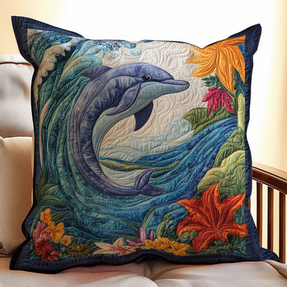 Dolphin Jumping WX1212112CL Quilt Pillow Case