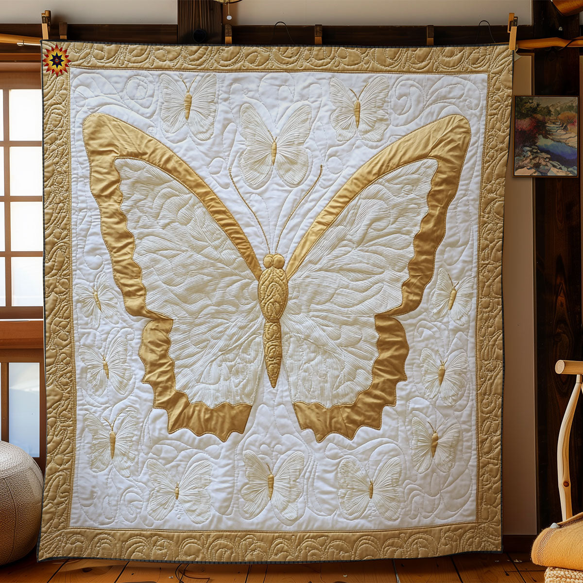 Butterfly WY2111041CL Quilt