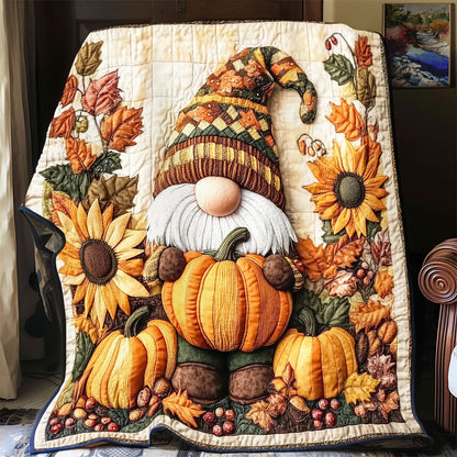 Gnome Pumpkin WX0302033CL Quilt