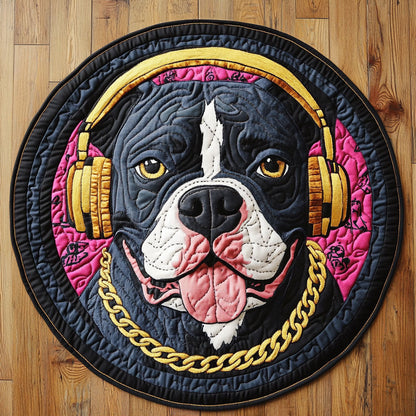 Beats & Bones CP1205010CL Quilted Round Mat