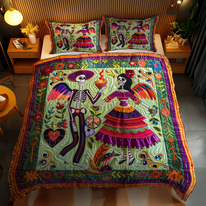 Colorful Skeleton Joy WN2110081CL Duvet Cover Set