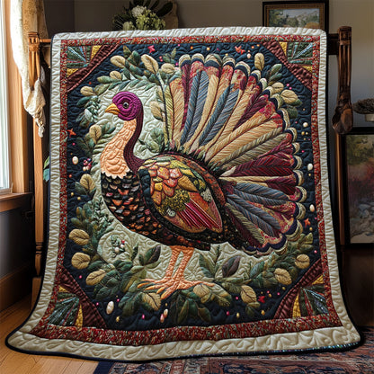 Rustic Turkey Charm WJ0601011CL Quilt