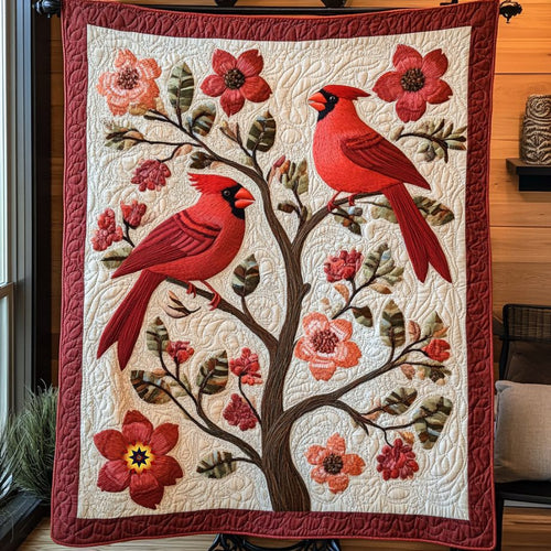 Gorgeous Cardinal WU0411039CL Quilt