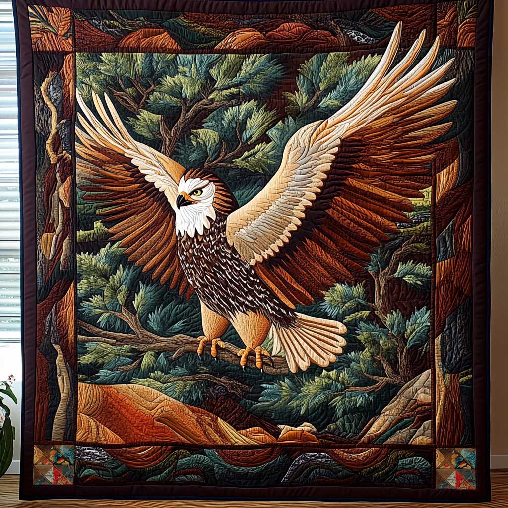 Jungle Owl Native America WP0310004CL Quilt