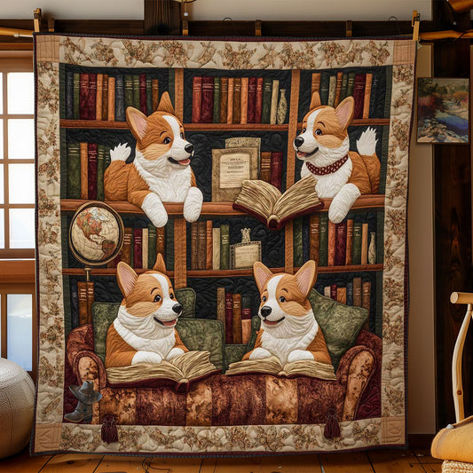 Library Corgi WN2910027CL Quilt