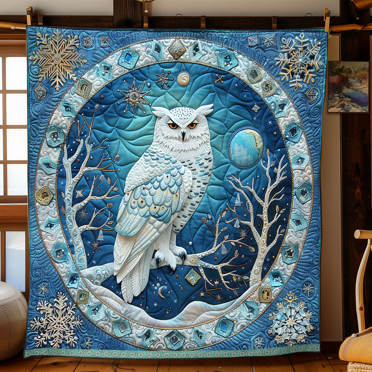 Snowy Owl WP0609039CL Quilt