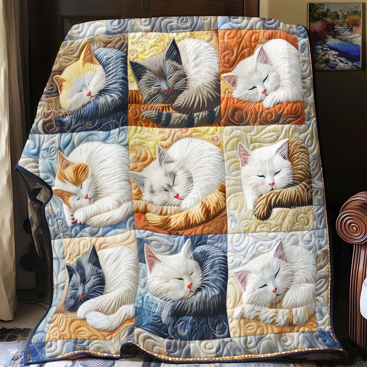 Lazy Cat Dreams YR0301004CL Quilt