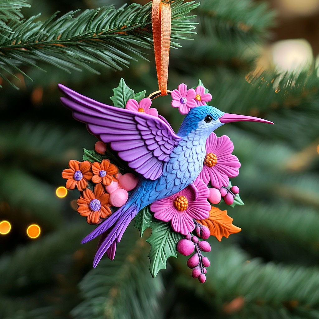Hummingbird Joy WN1610085CL Christmas Ornament